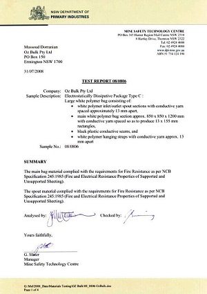 7.阻燃導電集裝袋證書